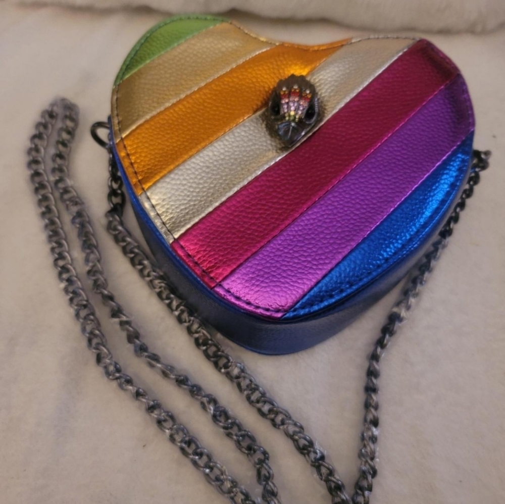 Kurt Geiger Multicolor Heart-Shaped Women's Bag - Picture 3 of 4